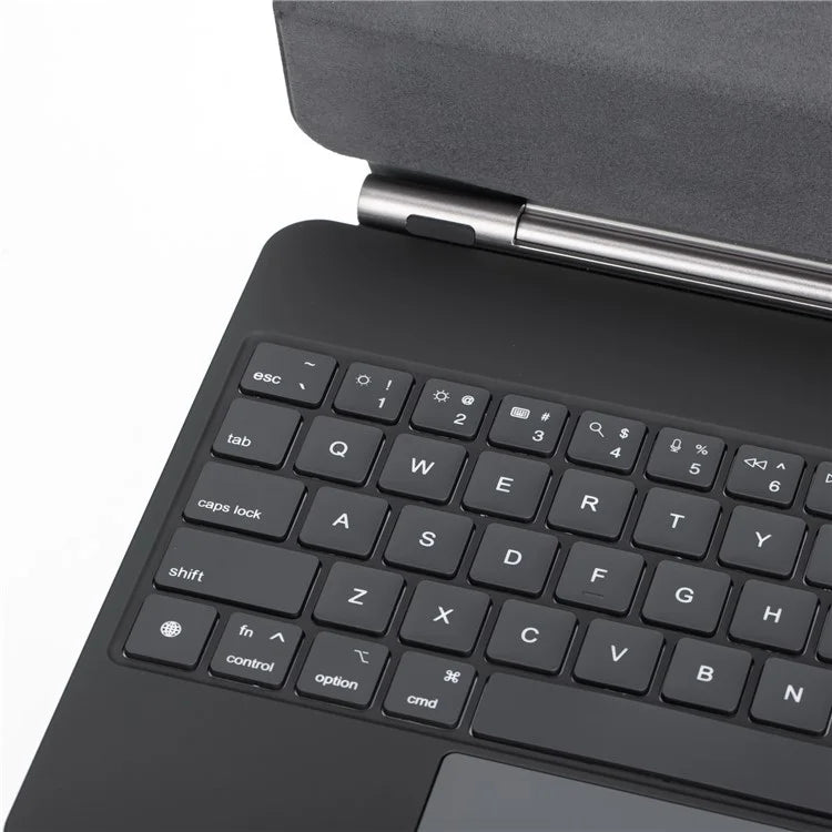 P13 For iPad Pro 11 (2024) Tablet Stand Case with Touchpad Bluetooth Keyboard