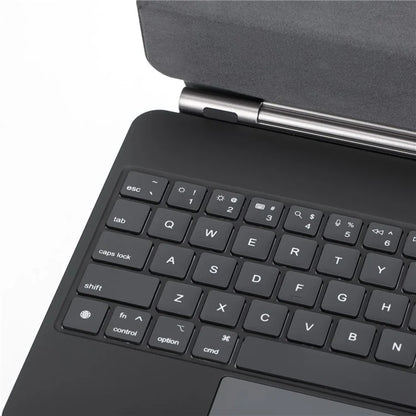 P13 For iPad Pro 11 (2024) Tablet Stand Case with Touchpad Bluetooth Keyboard