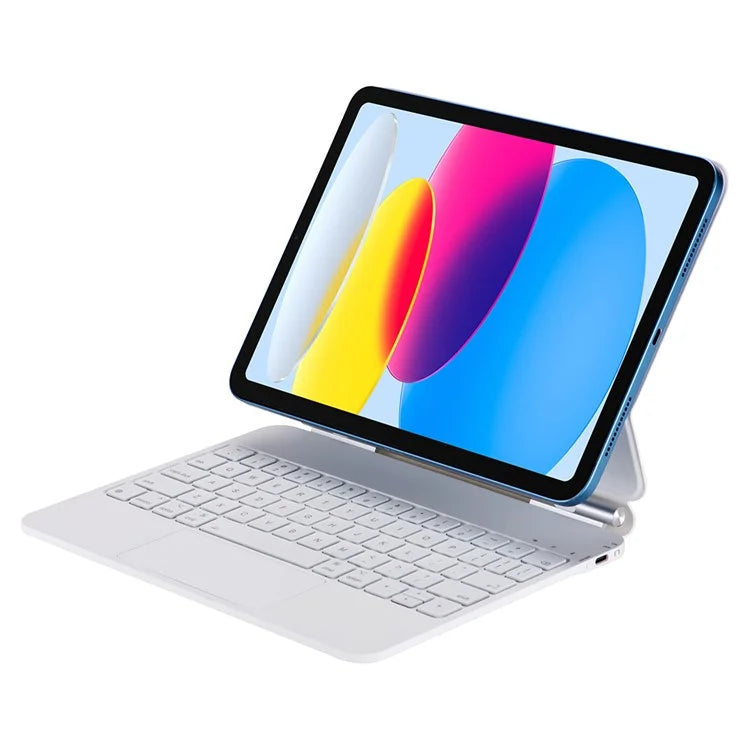 X8 For iPad 10.9 (2022) Backlight Bluetooth Keyboard Magnetic Leather Tablet Case