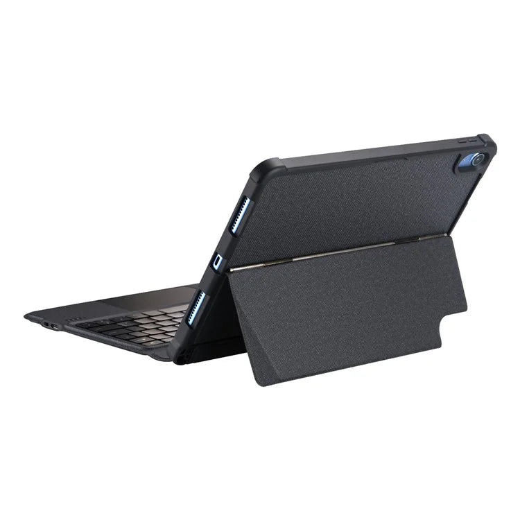 T5308D-3 For iPad 10.9 (2022) Bluetooth Keyboard Case Leather Protective Back Cover Backlit Keyboard with Touchpad