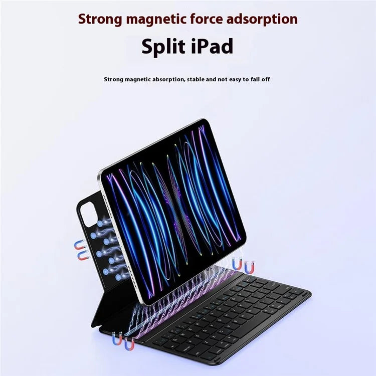 WIWU F17 For iPad Air 11 (2024)  /  iPad 10.9 (2022) Bluetooth Keyboard Case Protective Cover Magic Keyboard