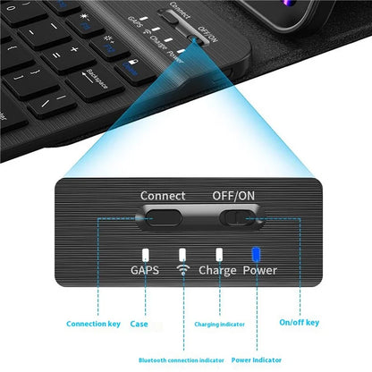 WIWU For iPad Pro 11 (2024) Bluetooth Keyboard Case Protective Cover Magic Keyboard