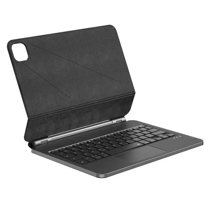 WIWU MK-003 For iPad 10.9 (2022) Bluetooth Keyboard Magnetic PU Leather Tablet Stand Case