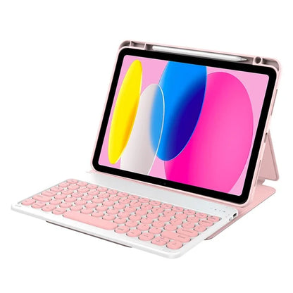 WIWU Bluetooth Keyboard for iPad Pro 11 (2024) / (2023) / (2022) / iPad 10.9 (2022) Skin-Touch Leather Case