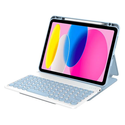 WIWU Bluetooth Keyboard for iPad Pro 11 (2024) / (2023) / (2022) / iPad 10.9 (2022) Skin-Touch Leather Case
