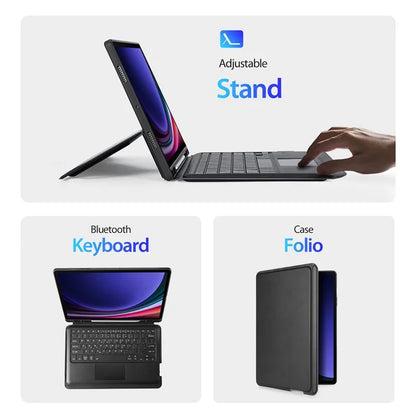 DUX DUCIS For Samsung Galaxy Tab S10 Plus Leather Tablet Case with Magnetic Detachable Keyboard