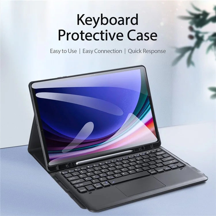 DUX DUCIS For Samsung Galaxy Tab S10 Plus Bluetooth Keyboard + Tablet Leather Case