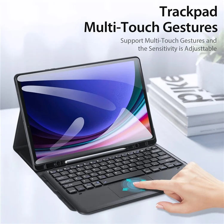 DUX DUCIS For Samsung Galaxy Tab S10 Plus Bluetooth Keyboard + Tablet Leather Case