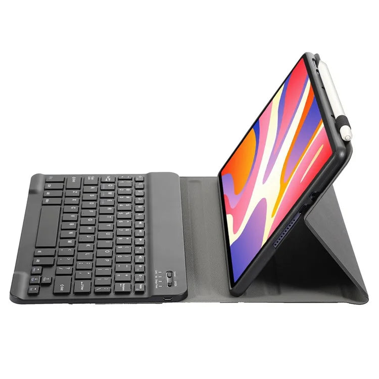 AH17 For Huawei MatePad 11.5 Protective Case with Removable Bluetooth Keyboard Anti-Drop Leather Stand Cover