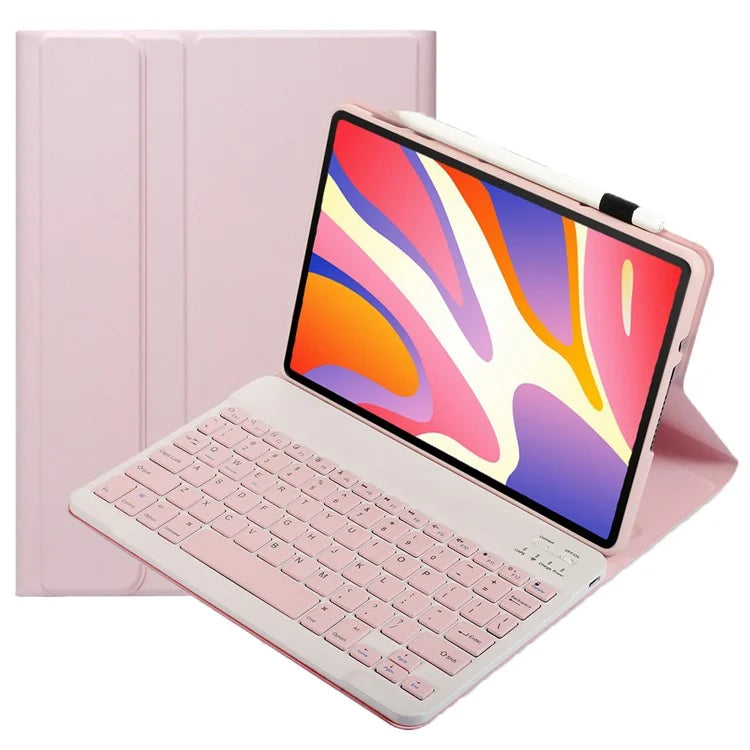 AH17 For Huawei MatePad 11.5 Protective Case with Removable Bluetooth Keyboard Anti-Drop Leather Stand Cover