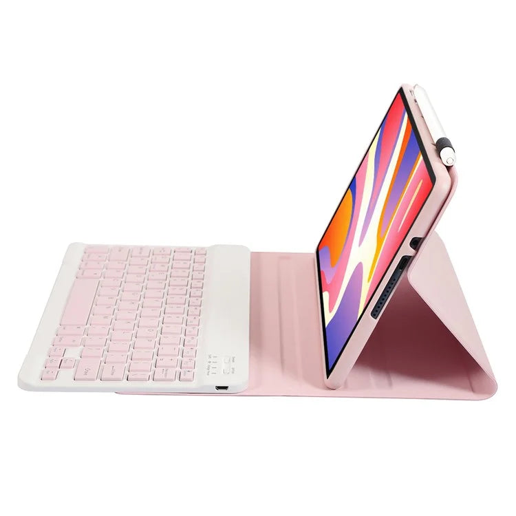 AH17 For Huawei MatePad 11.5 Protective Case with Removable Bluetooth Keyboard Anti-Drop Leather Stand Cover