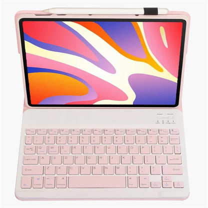 AH17 For Huawei MatePad 11.5 Protective Case with Removable Bluetooth Keyboard Anti-Drop Leather Stand Cover