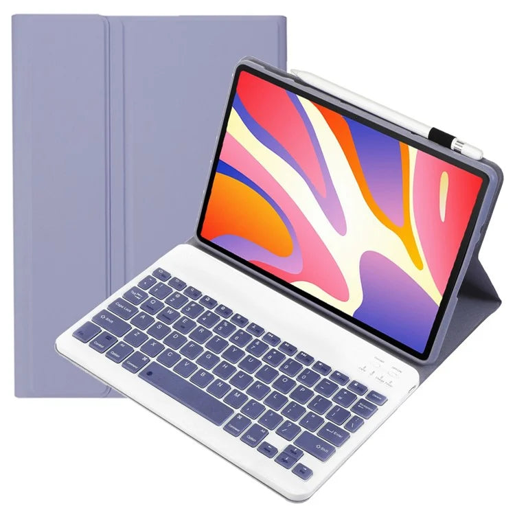 AH17 For Huawei MatePad 11.5 Protective Case with Removable Bluetooth Keyboard Anti-Drop Leather Stand Cover