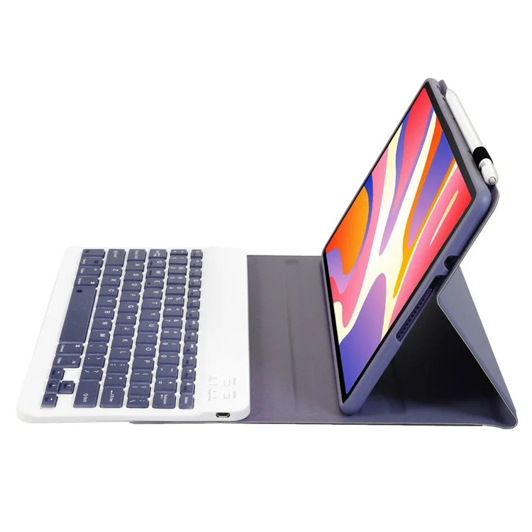 AH17 For Huawei MatePad 11.5 Protective Case with Removable Bluetooth Keyboard Anti-Drop Leather Stand Cover