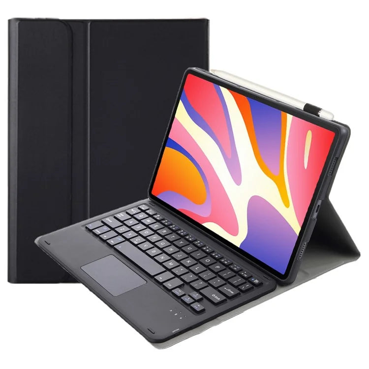AH17-A For Huawei MatePad 11.5 Leather Tablet Case + Detachable Bluetooth Keyboard with Touchpad