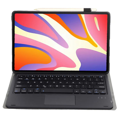 AH17-A For Huawei MatePad 11.5 Leather Tablet Case + Detachable Bluetooth Keyboard with Touchpad