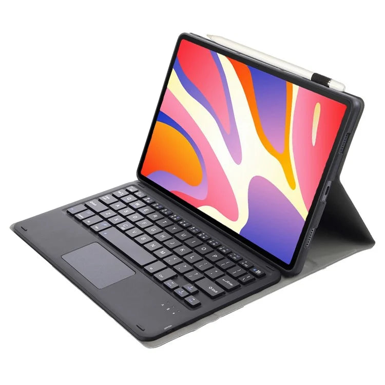 AH17-A For Huawei MatePad 11.5 Leather Tablet Case + Detachable Bluetooth Keyboard with Touchpad