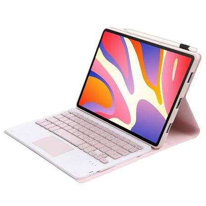 AH17-A For Huawei MatePad 11.5 Leather Tablet Case + Detachable Bluetooth Keyboard with Touchpad