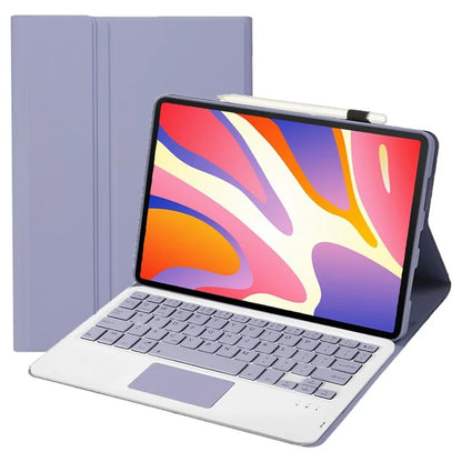 AH17-A For Huawei MatePad 11.5 Leather Tablet Case + Detachable Bluetooth Keyboard with Touchpad