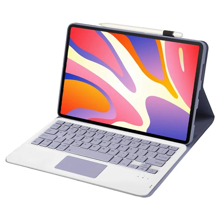 AH17-A For Huawei MatePad 11.5 Leather Tablet Case + Detachable Bluetooth Keyboard with Touchpad