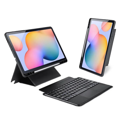 DUX DUCIS For Samsung Galaxy Tab S6 Lite (2020) / S6 Lite (2022) / (2024) Magnetic Bluetooth Keyboard PU Leather Tablet Case