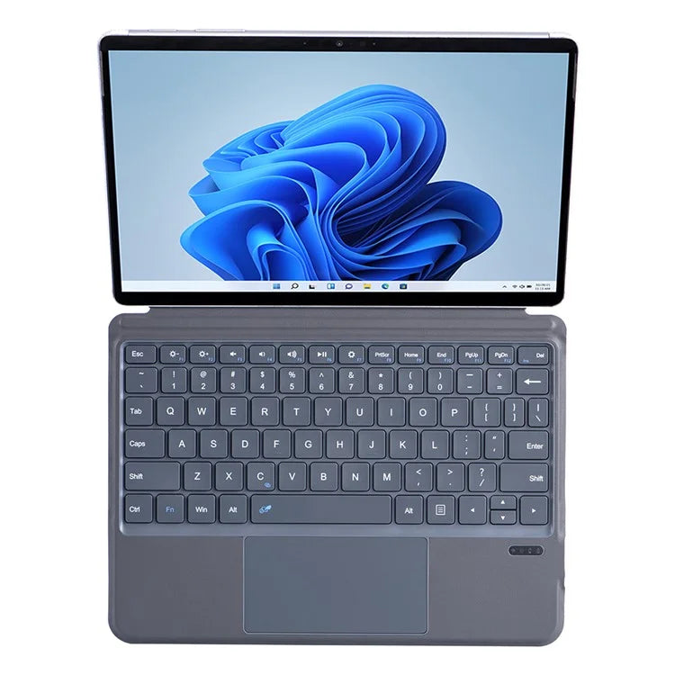 FT-2087A Slim Wireless Keyboard for Microsoft Surface Go / Go 3 / Go 2 10.5 inch Touchpad Bluetooth Keyboard without Backlit