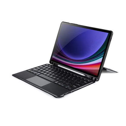 DUX DUCIS For Samsung Galaxy Tab S9 Bluetooth Keyboard Case Magnetic Detachable PU Tablet Cover