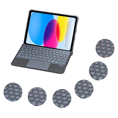 T5508D For iPad 10.9 (2022) Bluetooth Keyboard Case Detachable Protective Tablet Cover