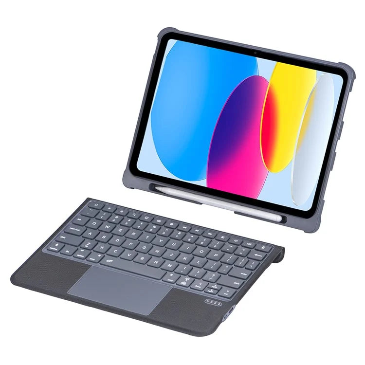 T5508D For iPad 10.9 (2022) Bluetooth Keyboard Case Detachable Protective Tablet Cover