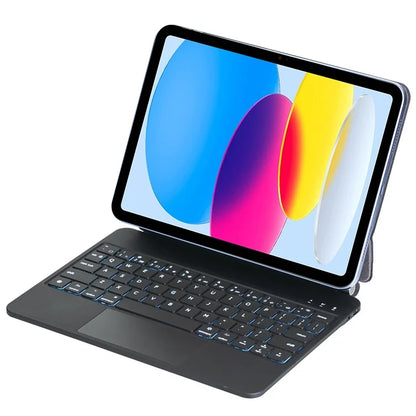 P10 Touchpad Wireless Keyboard for iPad 10.9 (2022) Bluetooth Keyboard Case