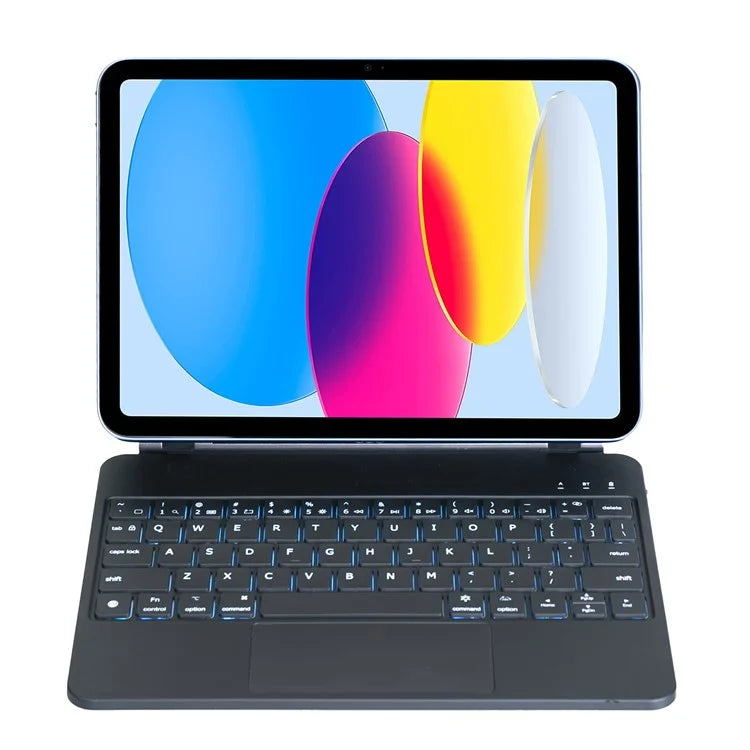 P10 Touchpad Wireless Keyboard for iPad 10.9 (2022) Bluetooth Keyboard Case