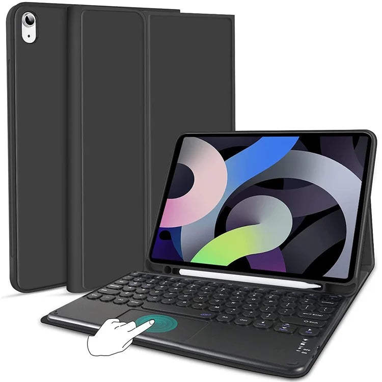 TP-1099 For iPad 10.9 (2022) Detachable Bluetooth Keyboard Case Pencil Slot Protective Tablet Case