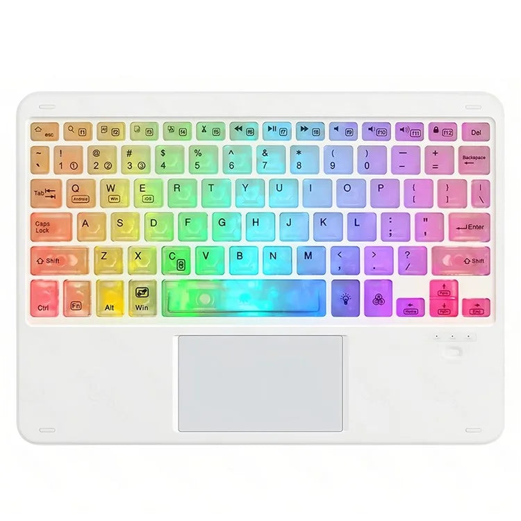 172 Wireless Touchpad Keyboard RGB Backlit Bluetooth 5.1 Rechargeable Keyboard