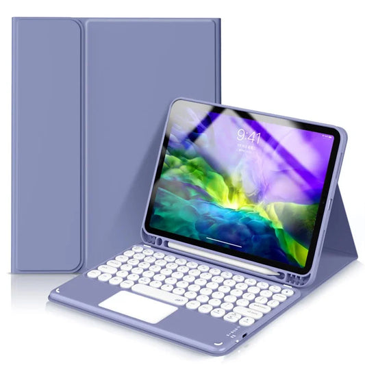 TP-1099 For iPad Pro 11 (2020) / (2021) / (2022) / iPad Air (2020) / (2022) Touchpad Bluetooth Keyboard with Tablet Case