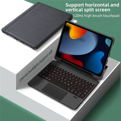 T5209D For iPad Pro 12.9-inch (2018) / (2020) / (2021) / (2022) Backlit Bluetooth Keyboard with PU Leather Tablet Case