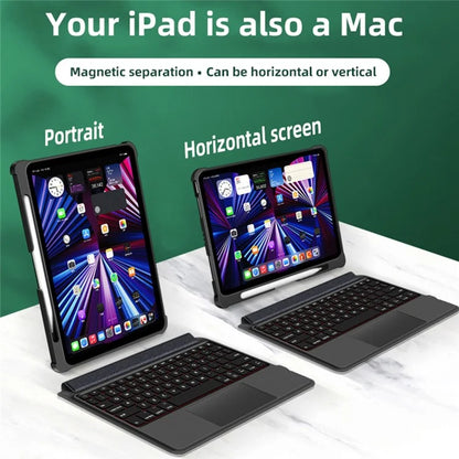 T5209D For iPad Pro 12.9-inch (2018) / (2020) / (2021) / (2022) Backlit Bluetooth Keyboard with PU Leather Tablet Case