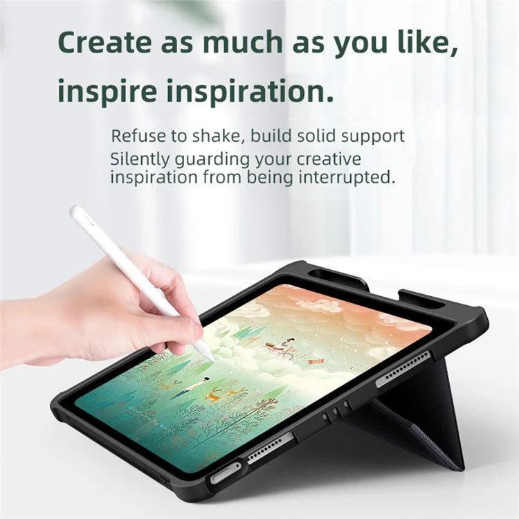 T5209D For iPad Pro 12.9-inch (2018) / (2020) / (2021) / (2022) Backlit Bluetooth Keyboard with PU Leather Tablet Case