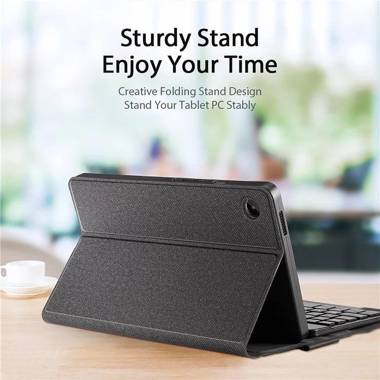 DUX DUCIS For Samsung Galaxy Tab A9 Bluetooth Keyboard with PU Leather Tablet Case
