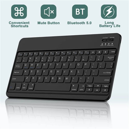 SK-X810 For Samsung Galaxy Tab S9+ SM-X810 / X816B / X818U Leather Case with Detachable Wireless Bluetooth Keyboard