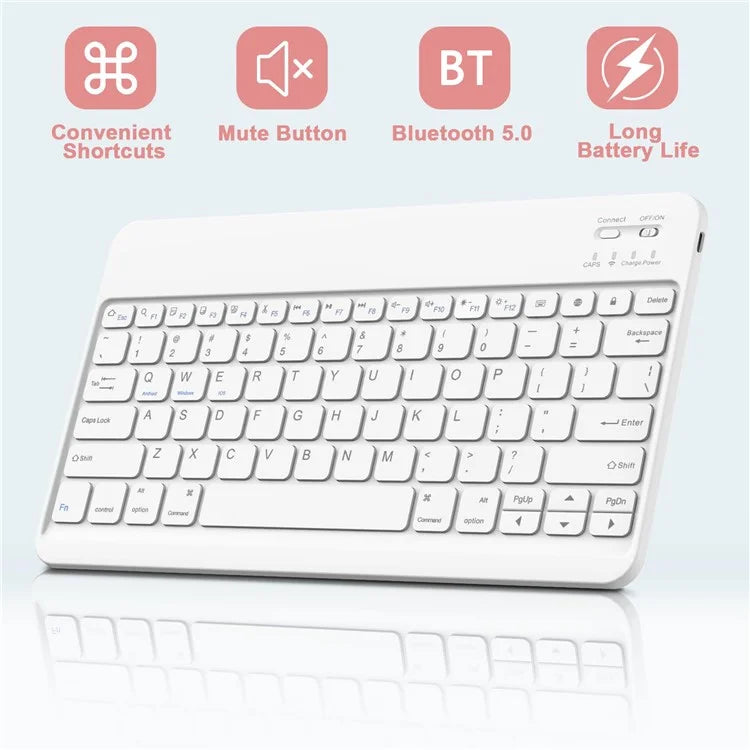 SK-X810 For Samsung Galaxy Tab S9+ SM-X810 / X816B / X818U Leather Case with Detachable Wireless Bluetooth Keyboard