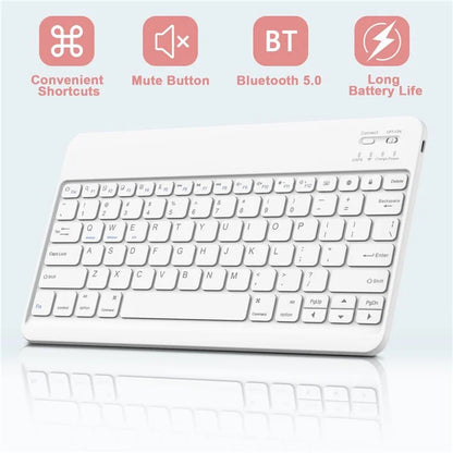 SK-X810 For Samsung Galaxy Tab S9+ SM-X810 / X816B / X818U Leather Case with Detachable Wireless Bluetooth Keyboard