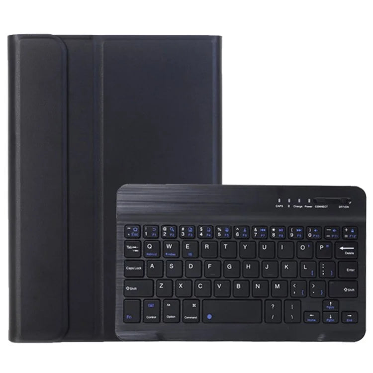 SK-X115 For Samsung Galaxy Tab A9 SM-X110 / X115 Bluetooth Keyboard Shockproof Case Leather Flip Tablet Cover
