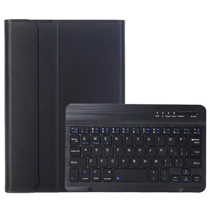 SK-X115 For Samsung Galaxy Tab A9 SM-X110 / X115 Bluetooth Keyboard Shockproof Case Leather Flip Tablet Cover