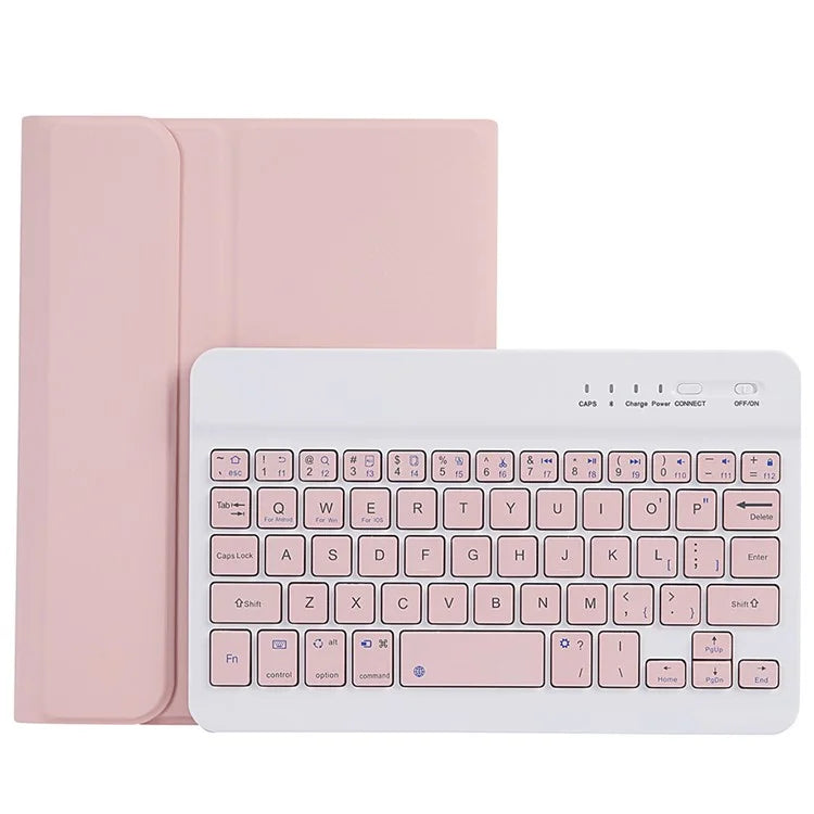 SK-X115 For Samsung Galaxy Tab A9 SM-X110 / X115 Bluetooth Keyboard Shockproof Case Leather Flip Tablet Cover