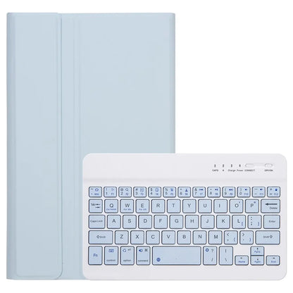 SK-X115 For Samsung Galaxy Tab A9 SM-X110 / X115 Bluetooth Keyboard Shockproof Case Leather Flip Tablet Cover