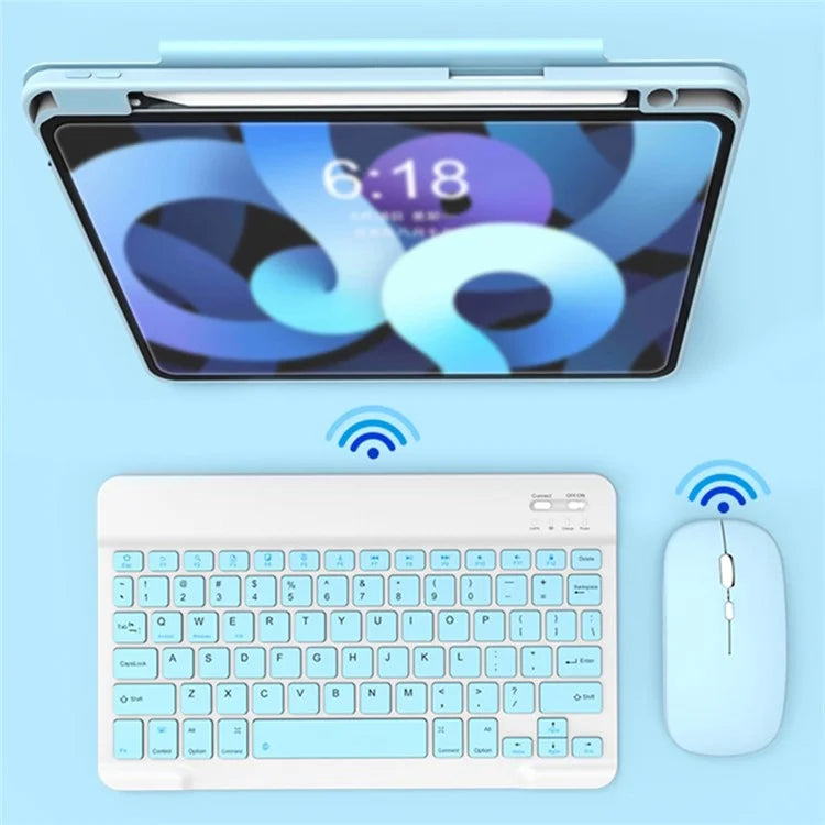 A11 For iPad Pro 11-inch (2018) / (2020) / (2021) / (2022) Kickstand Tablet Case Set with Bluetooth Keyboard, Mouse