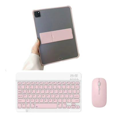 A11 For iPad Pro 11-inch (2018) / (2020) / (2021) / (2022) Kickstand Tablet Case Set with Bluetooth Keyboard, Mouse