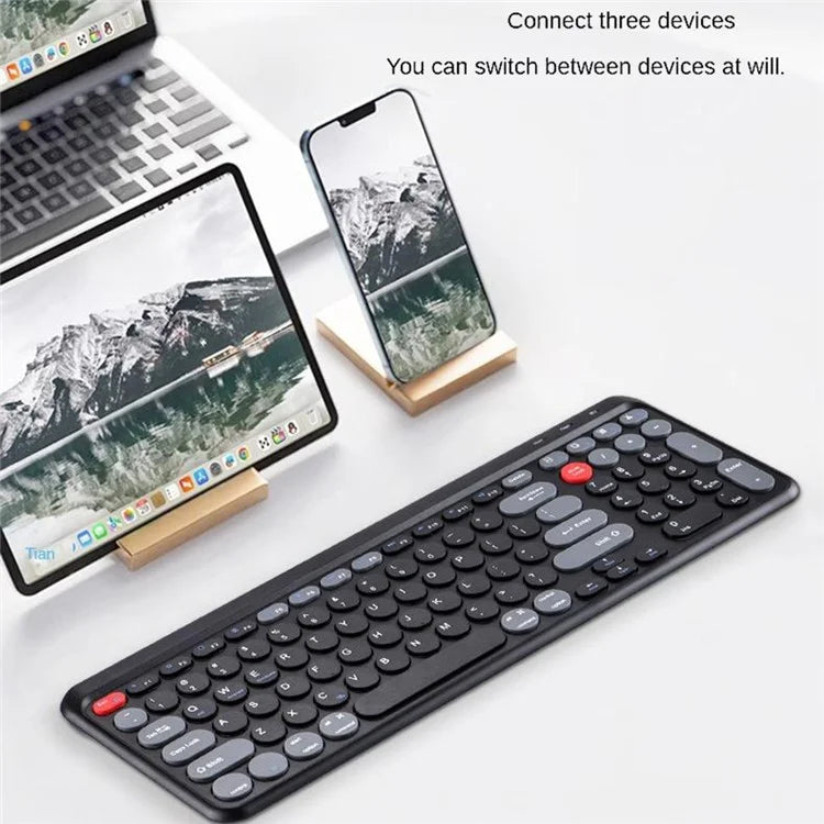 A202 Bluetooth Laptop Keyboard Portable Wireless 2.4G Keyboard Number Keypad for Windows / iOS / Android