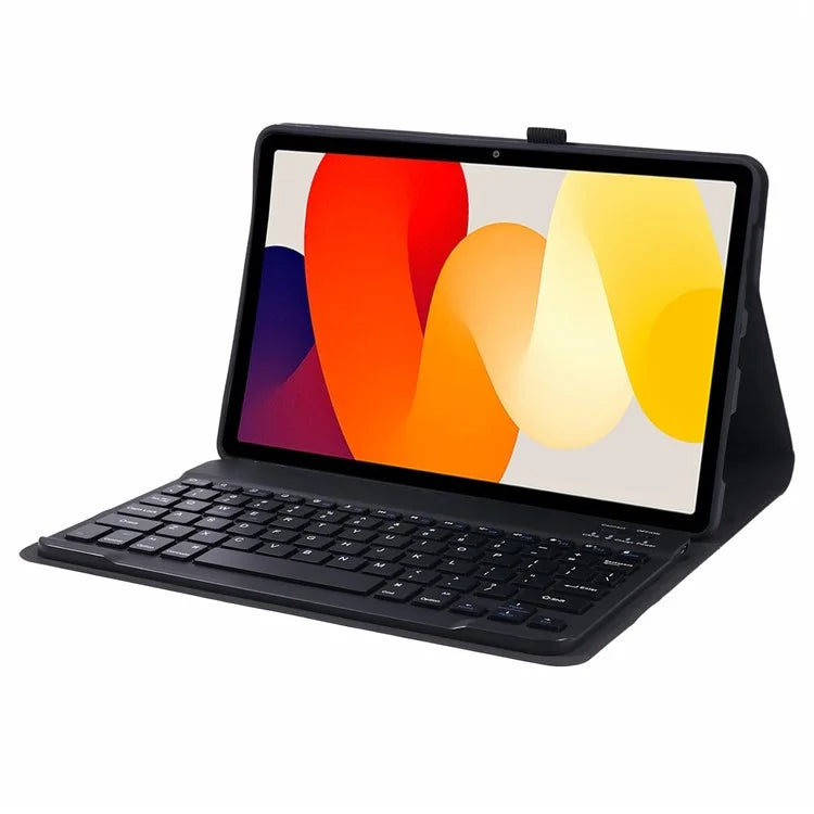 SK-SE11 For Xiaomi Redmi Pad SE PU Leather Flip Tablet Case Cover with Detachable Bluetooth Keyboard