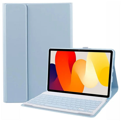 SK-SE11 For Xiaomi Redmi Pad SE PU Leather Flip Tablet Case Cover with Detachable Bluetooth Keyboard